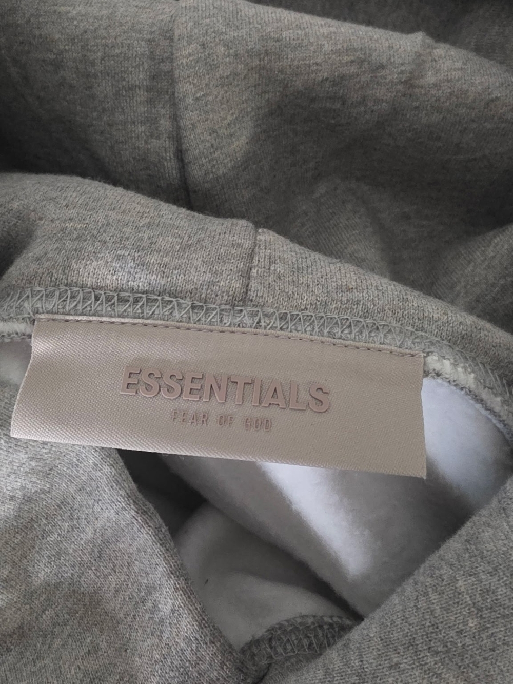 Essentials Light Gray Crewneck Sweatshirt - Picture 6 of 7